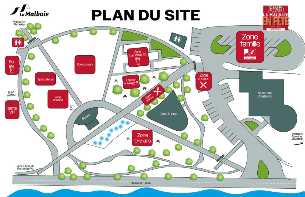 parc havre plan public ville de la malbaie 1024x662 Malbaie en Fête