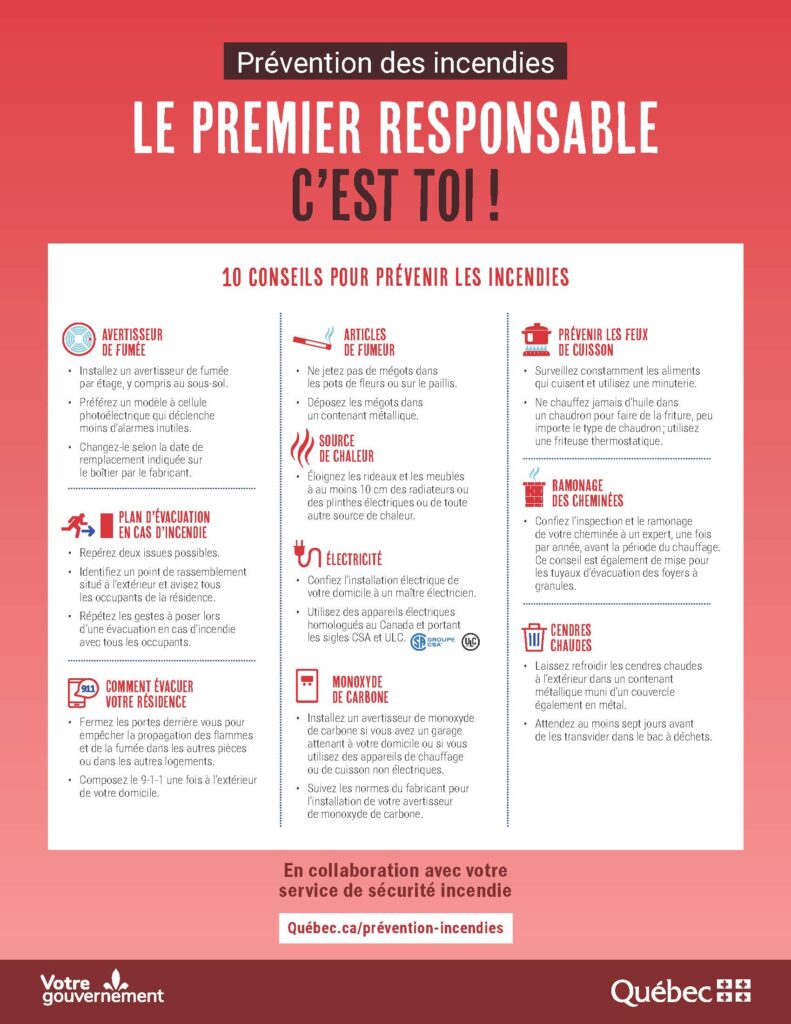 Protégez votre foyer : les bons réflexes contre le feu 10 conseils prevention ville de la malbaie 791x1024 Protégez votre foyer : les bons réflexes contre le feu