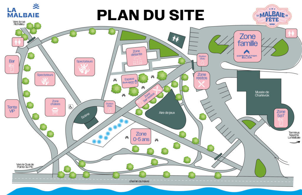 parc havre plan public 2026 ville de la malbaie 1024x662 Malbaie en Fête